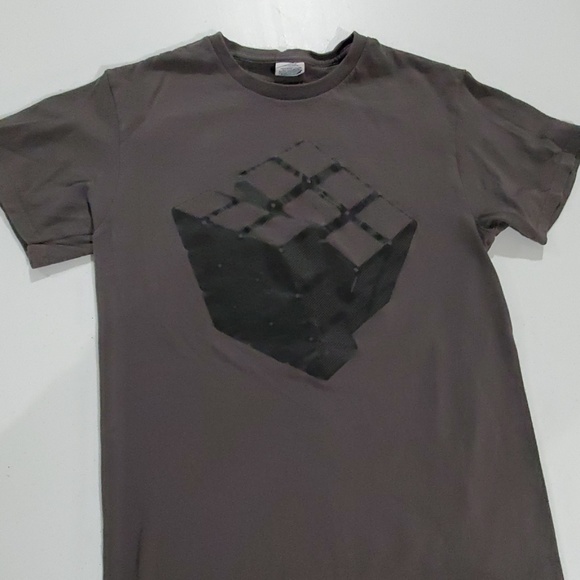 Delta Other - Rubix Cube Grey men's small tshirt Delta Other - Rubix Cube Grey men's small tshirt